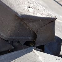 Roofing cap in need of repairs