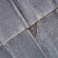 Broken roof Tiles